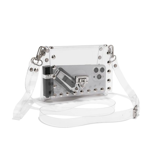 Clear Purse Stadium Aroved, Small Clear Bag Crossbody, See Through :D - Picture 1 of 6